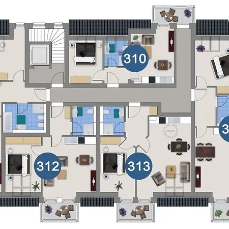 Haus Ebenezer 313 Sommernachmittag Apartmán *
