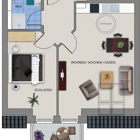 Apartmán Haus Ebenezer 313 Sommernachmittag Büsum